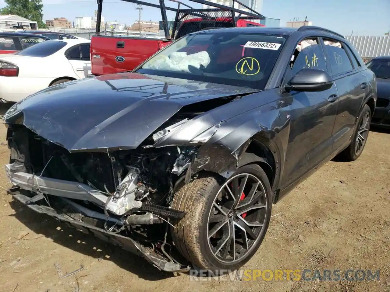 2 Photograph of a damaged car WA1EVAF15KD019422 AUDI Q8 2019