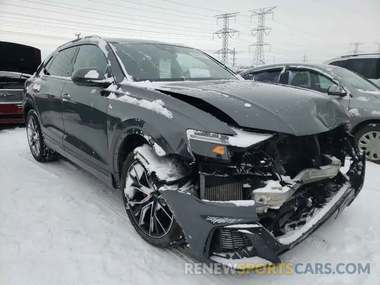 1 Photograph of a damaged car WA1EVAF15KD038021 AUDI Q8 2019