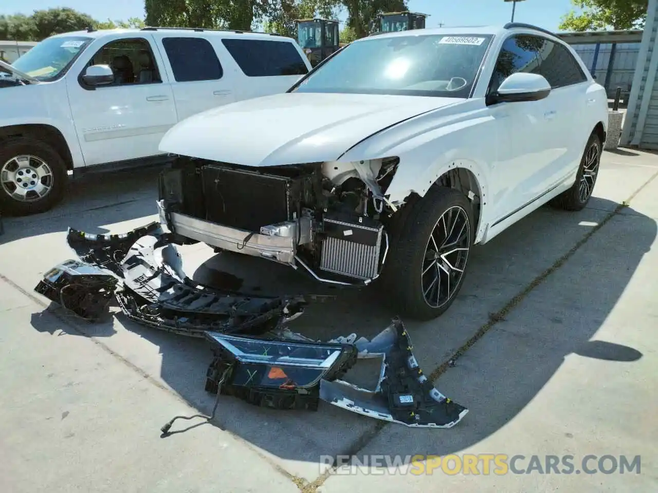 2 Photograph of a damaged car WA1EVAF15KD040268 AUDI Q8 2019