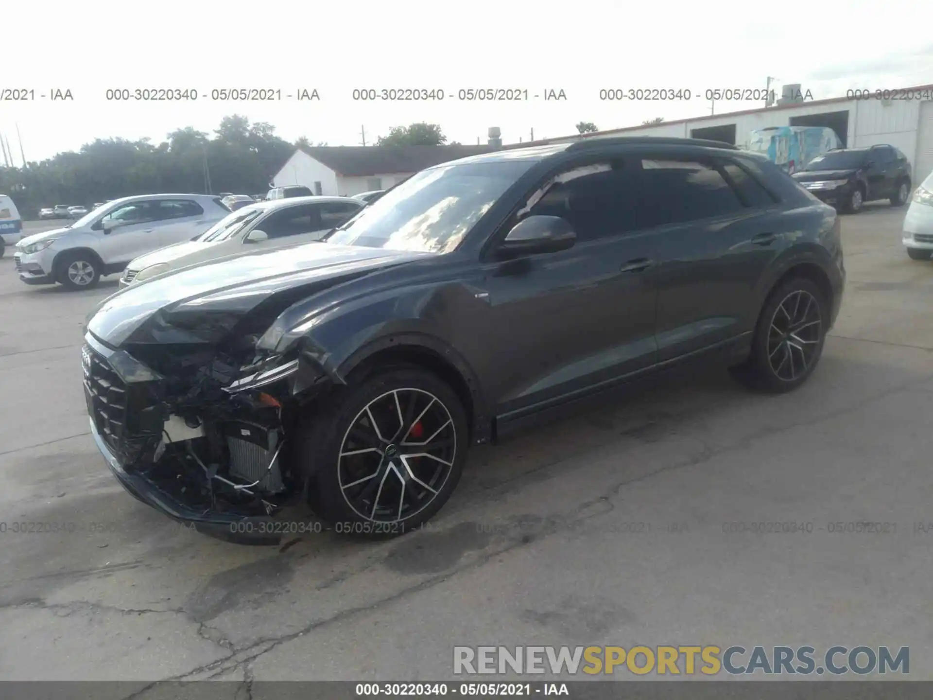 2 Photograph of a damaged car WA1EVAF15KD042294 AUDI Q8 2019