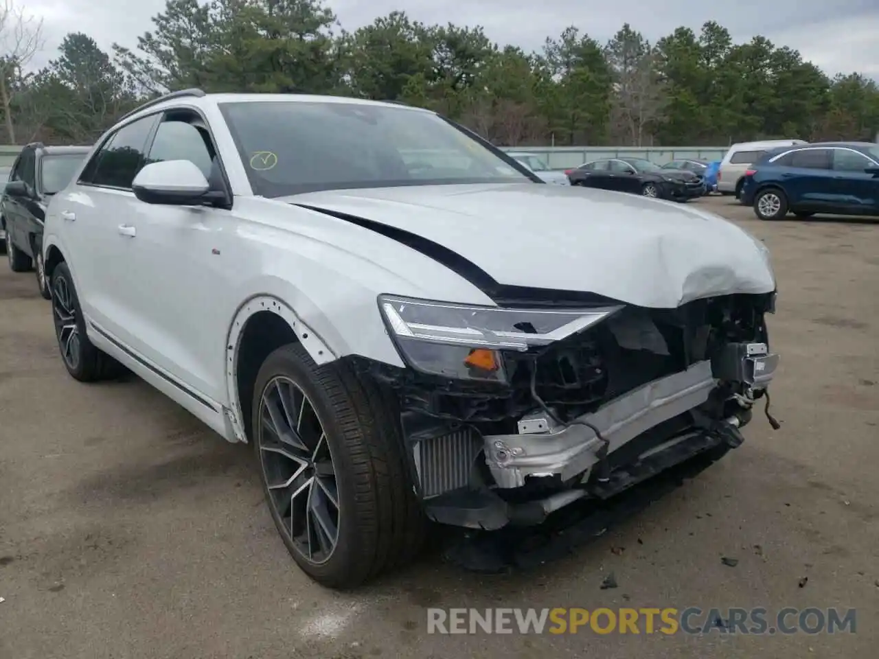 1 Photograph of a damaged car WA1EVAF16KD027030 AUDI Q8 2019