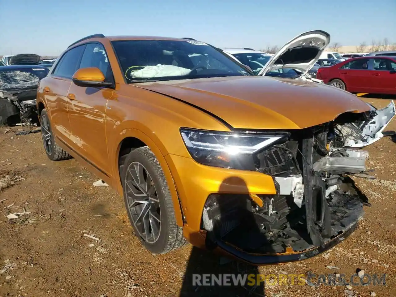 1 Photograph of a damaged car WA1EVAF16KD030820 AUDI Q8 2019