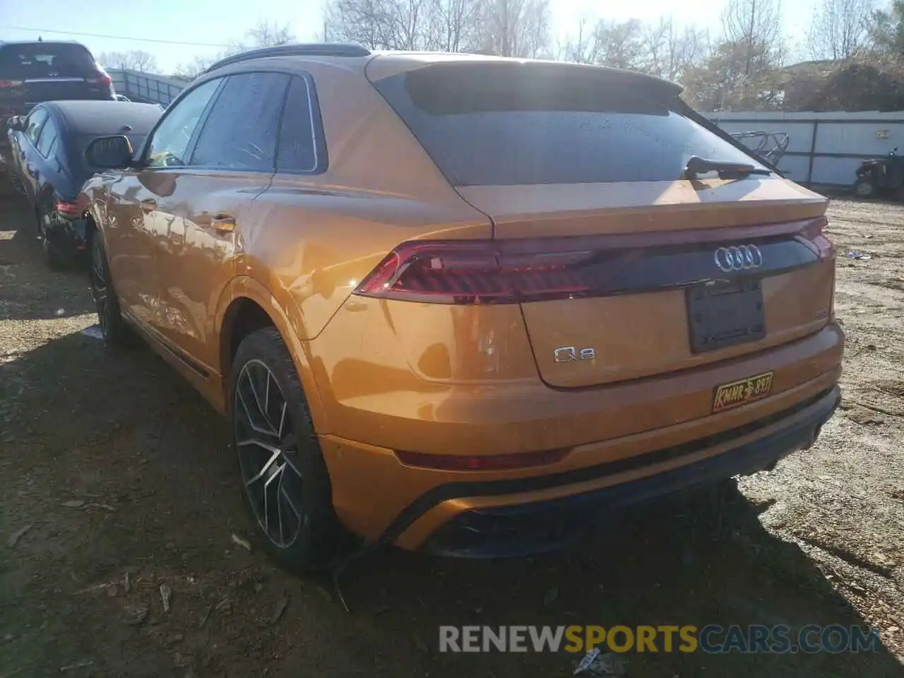 3 Фотография поврежденного автомобиля WA1EVAF16KD030820 AUDI Q8 2019