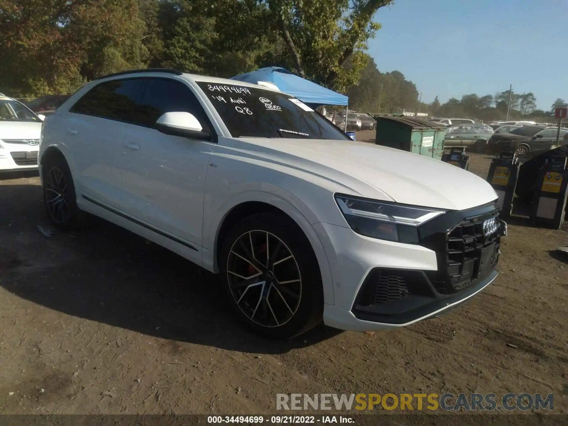 1 Фотография поврежденного автомобиля WA1EVAF16KD037265 AUDI Q8 2019