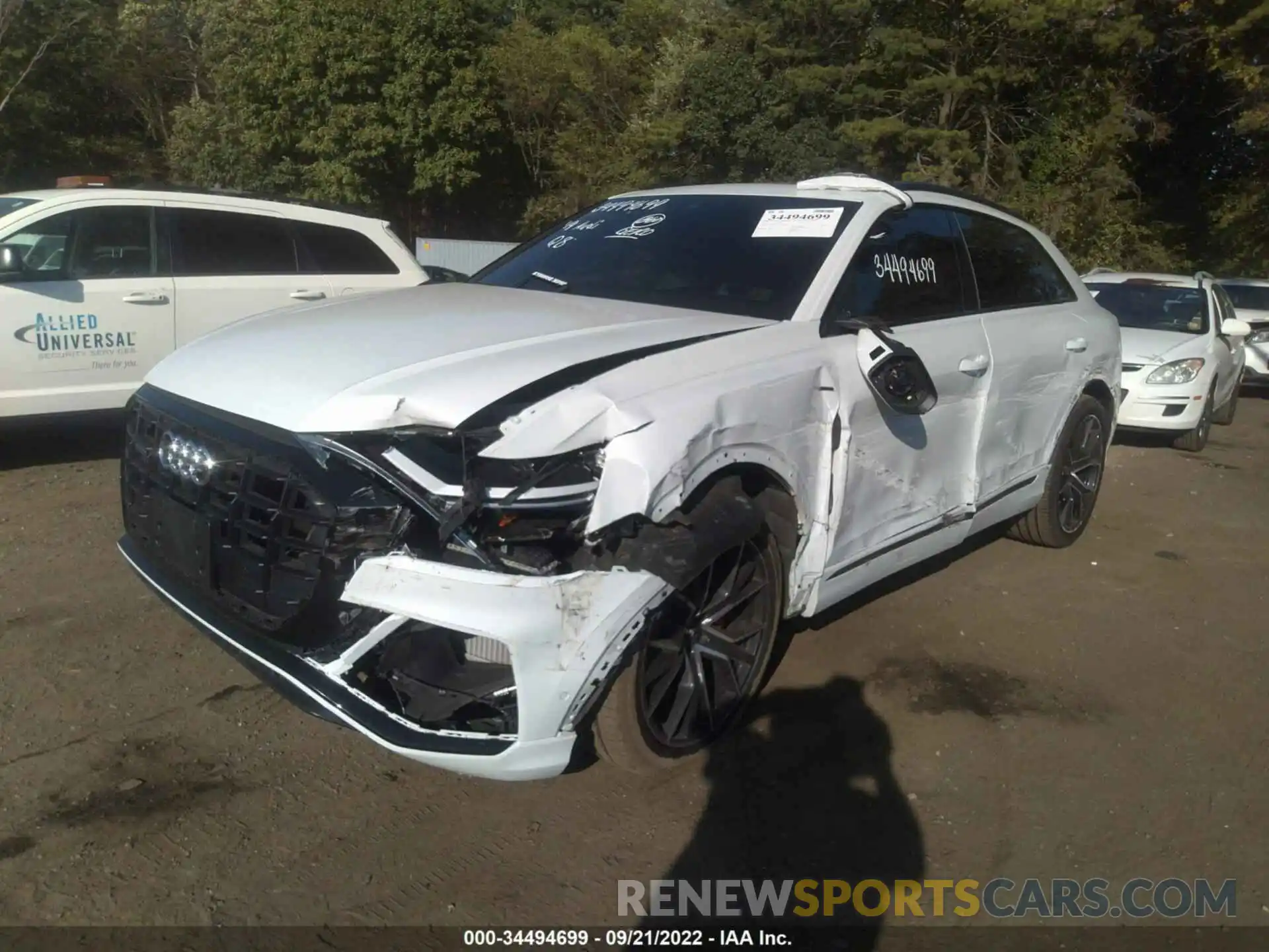 2 Фотография поврежденного автомобиля WA1EVAF16KD037265 AUDI Q8 2019