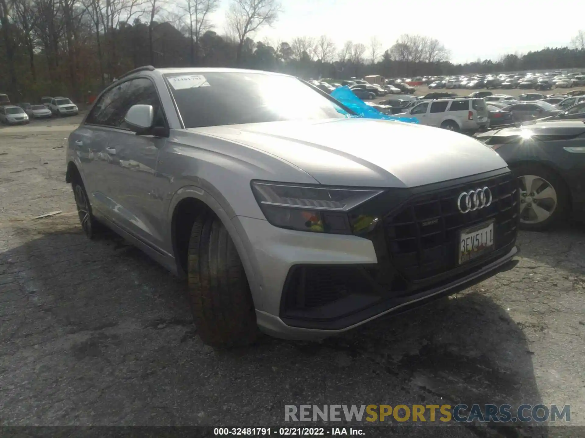 1 Photograph of a damaged car WA1EVAF16KD037699 AUDI Q8 2019