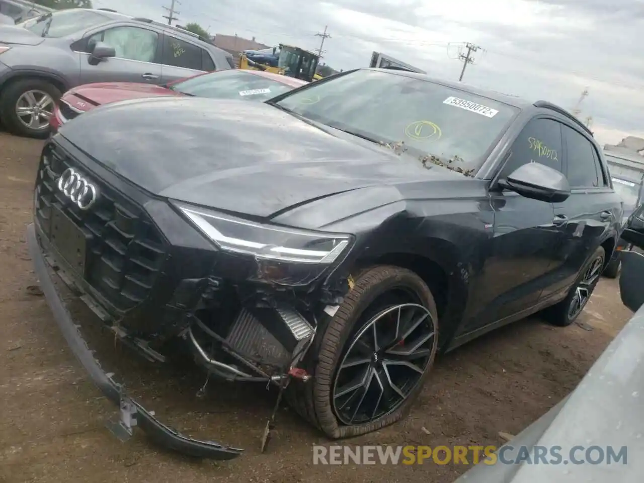 2 Фотография поврежденного автомобиля WA1EVAF18KD029149 AUDI Q8 2019