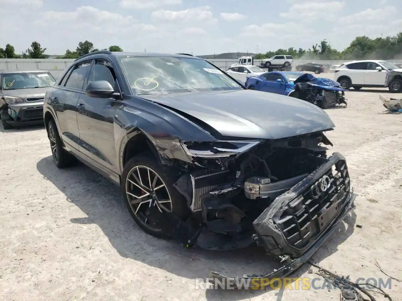 1 Photograph of a damaged car WA1EVAF19KD024428 AUDI Q8 2019