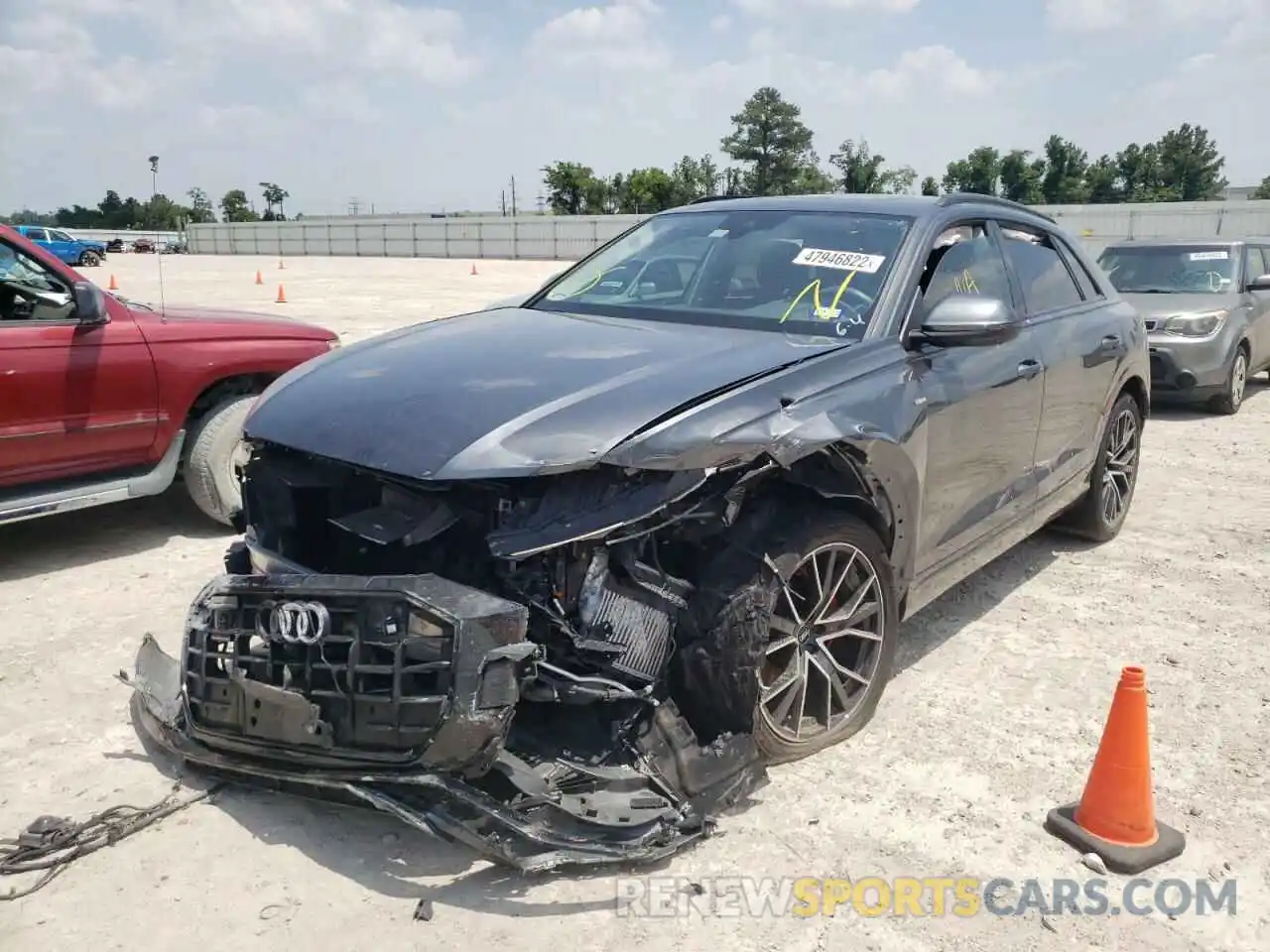 2 Photograph of a damaged car WA1EVAF19KD024428 AUDI Q8 2019