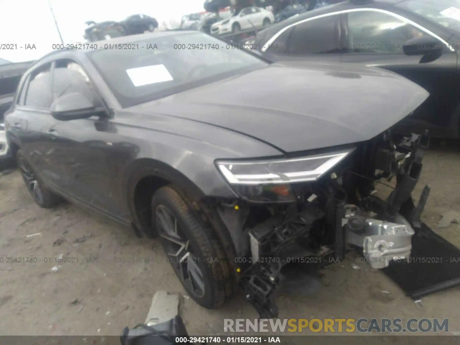 1 Photograph of a damaged car WA1EVAF19KD037096 AUDI Q8 2019