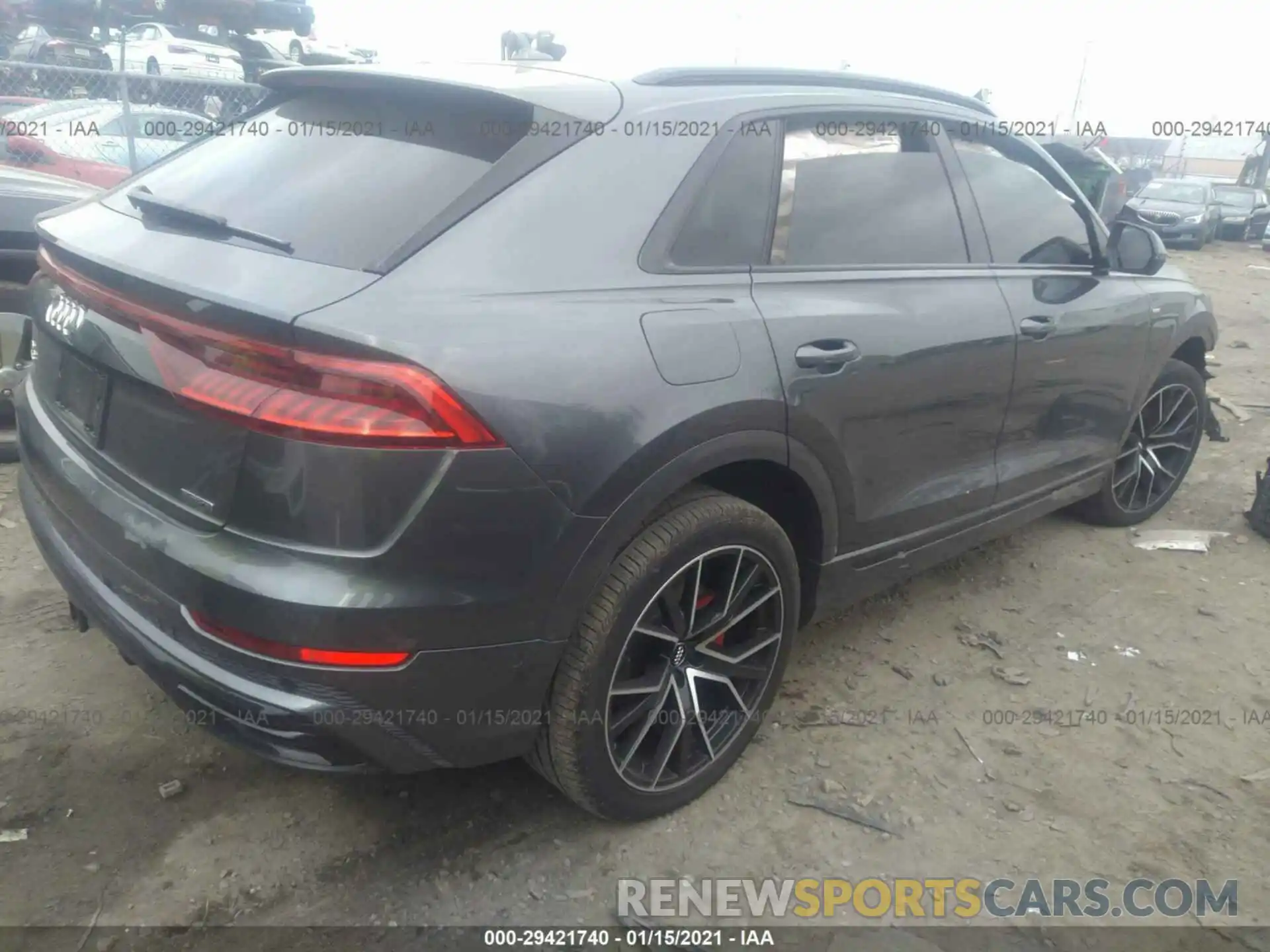 4 Фотография поврежденного автомобиля WA1EVAF19KD037096 AUDI Q8 2019