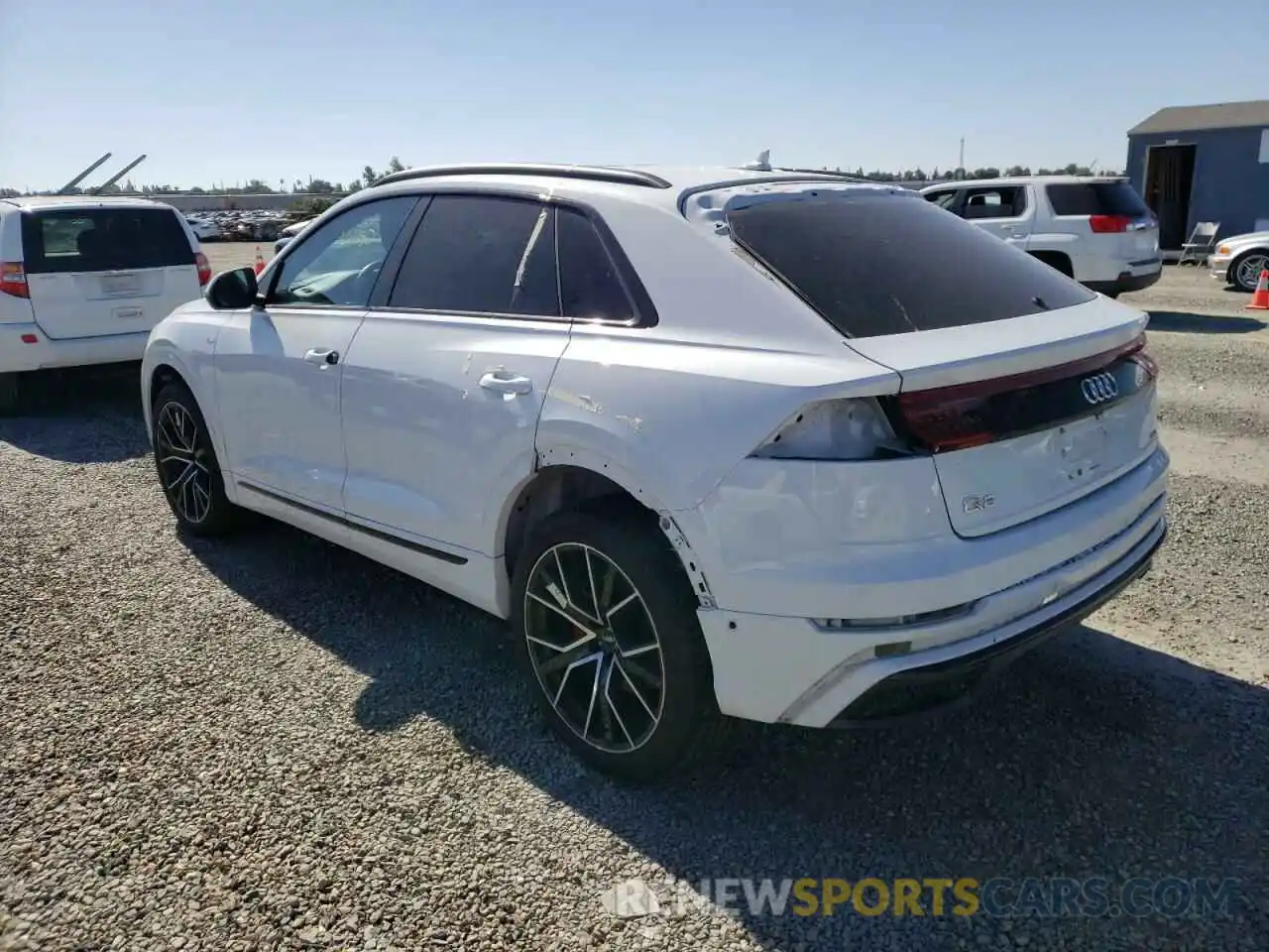 3 Фотография поврежденного автомобиля WA1FVAF10KD012186 AUDI Q8 2019