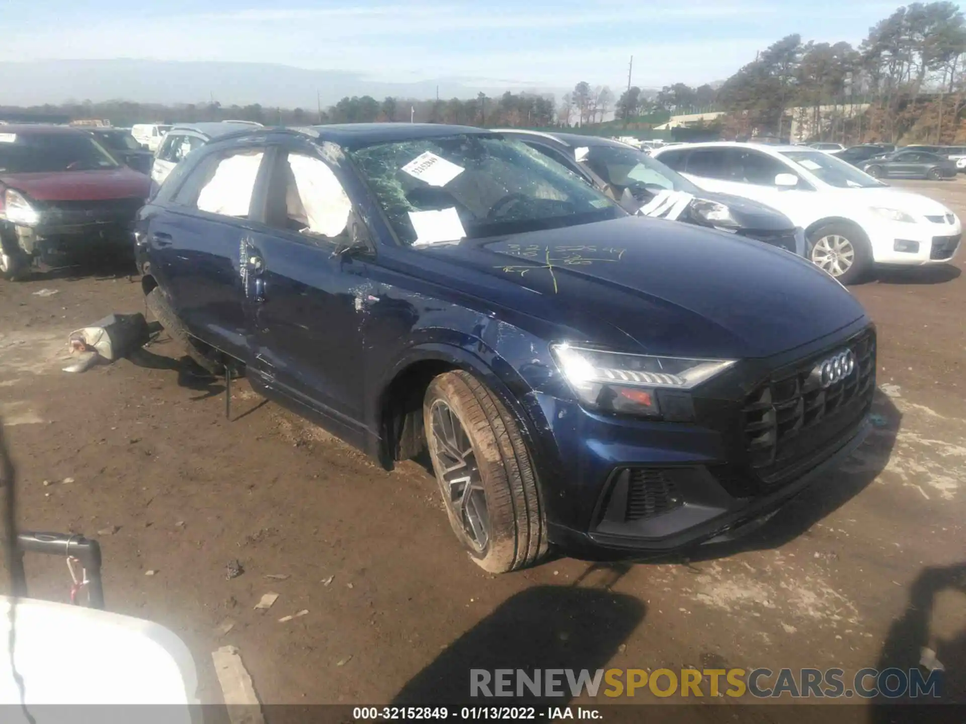 1 Photograph of a damaged car WA1FVAF11KD009894 AUDI Q8 2019