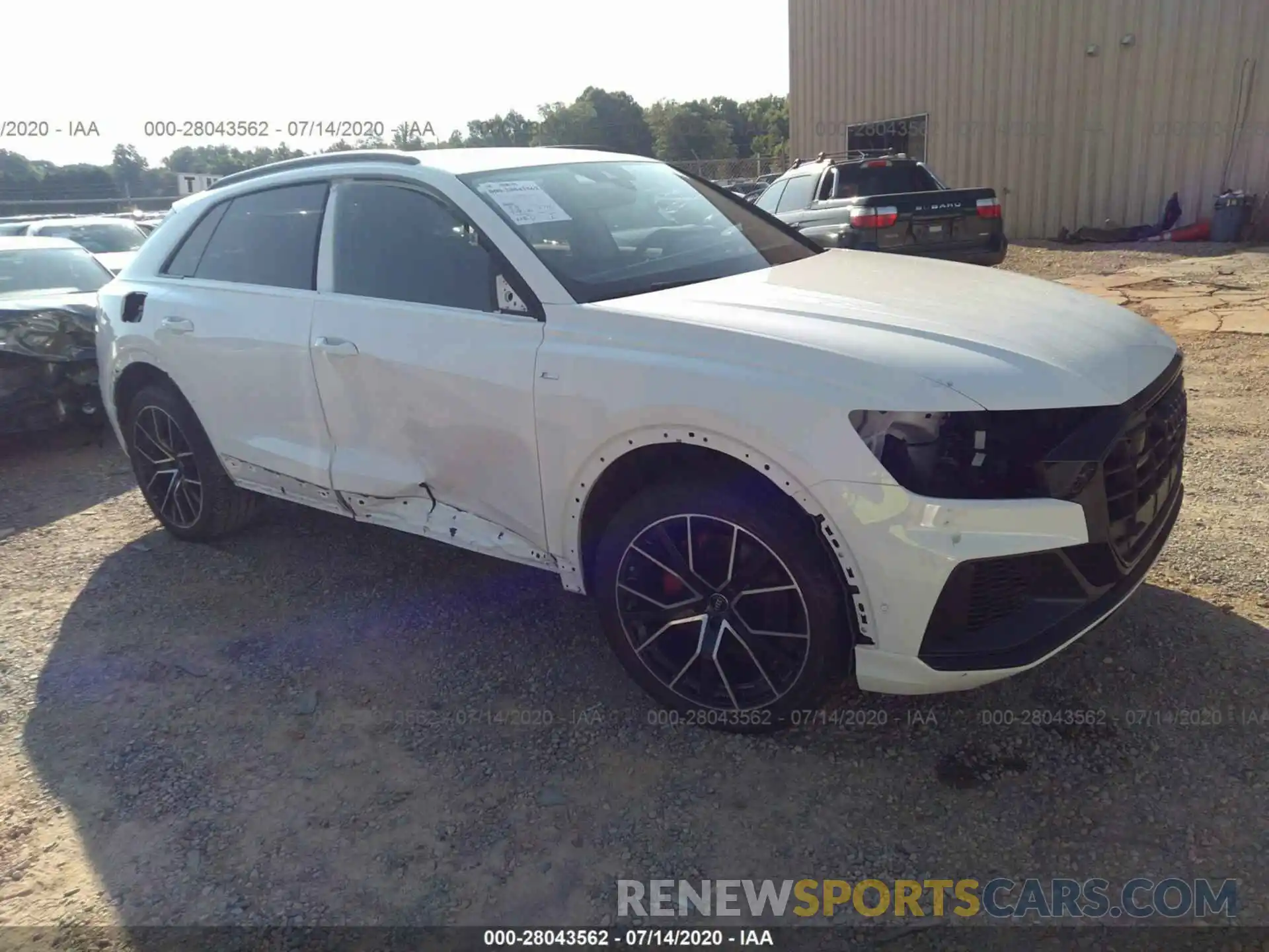 1 Photograph of a damaged car WA1FVAF11KD033273 AUDI Q8 2019