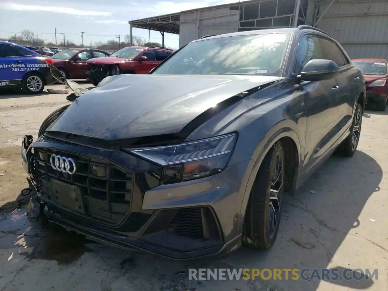 2 Photograph of a damaged car WA1FVAF11KD039333 AUDI Q8 2019