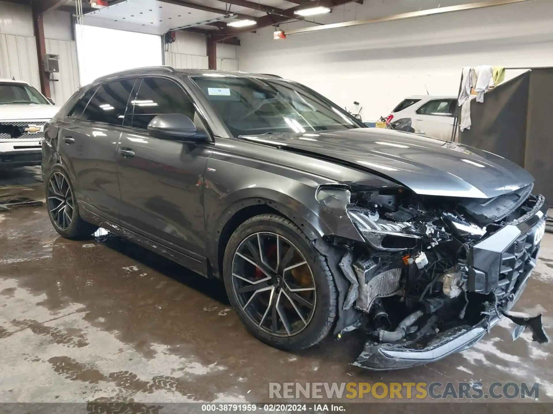 1 Photograph of a damaged car WA1FVAF12KD022167 AUDI Q8 2019