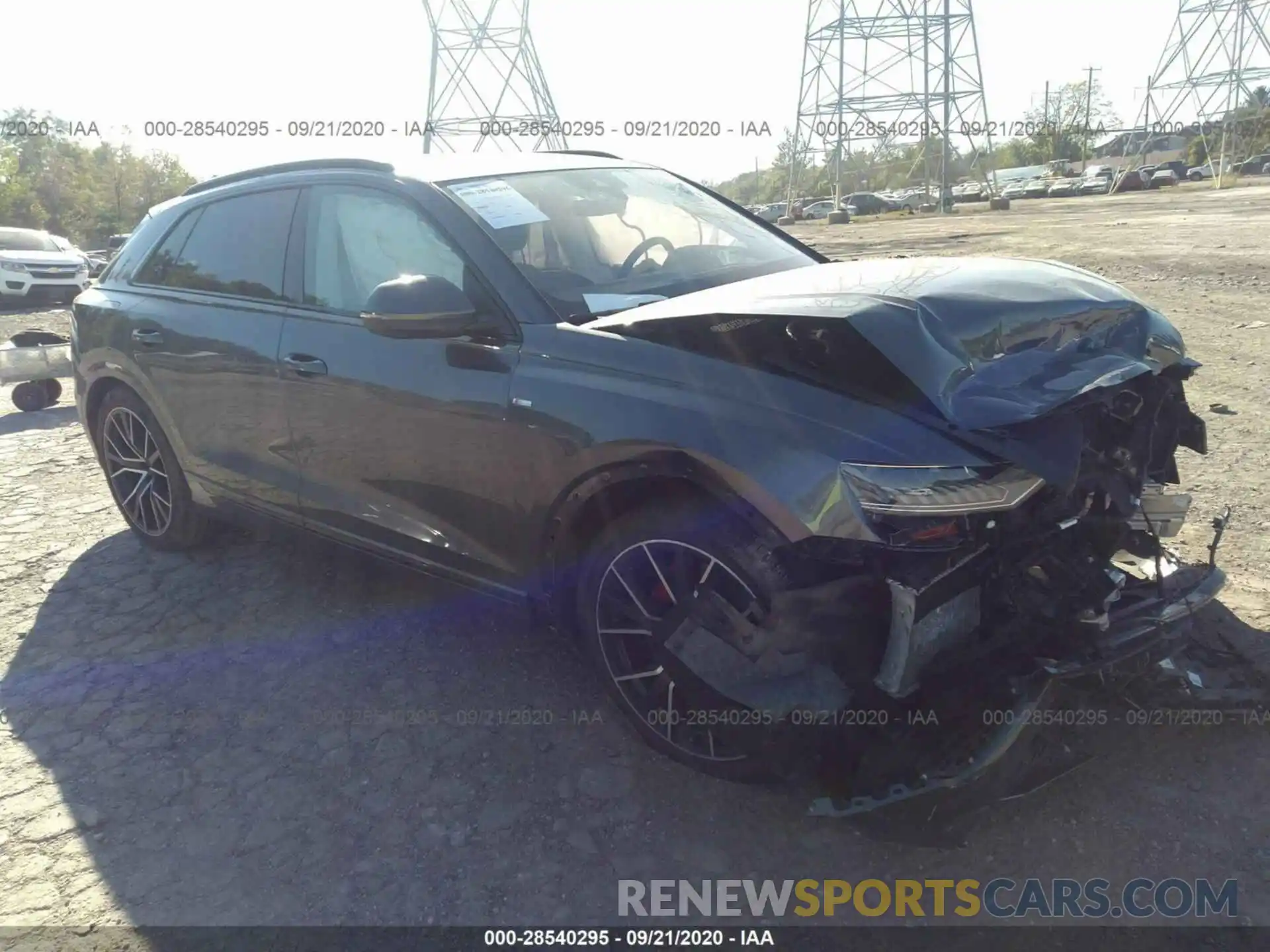 1 Photograph of a damaged car WA1FVAF12KD038885 AUDI Q8 2019