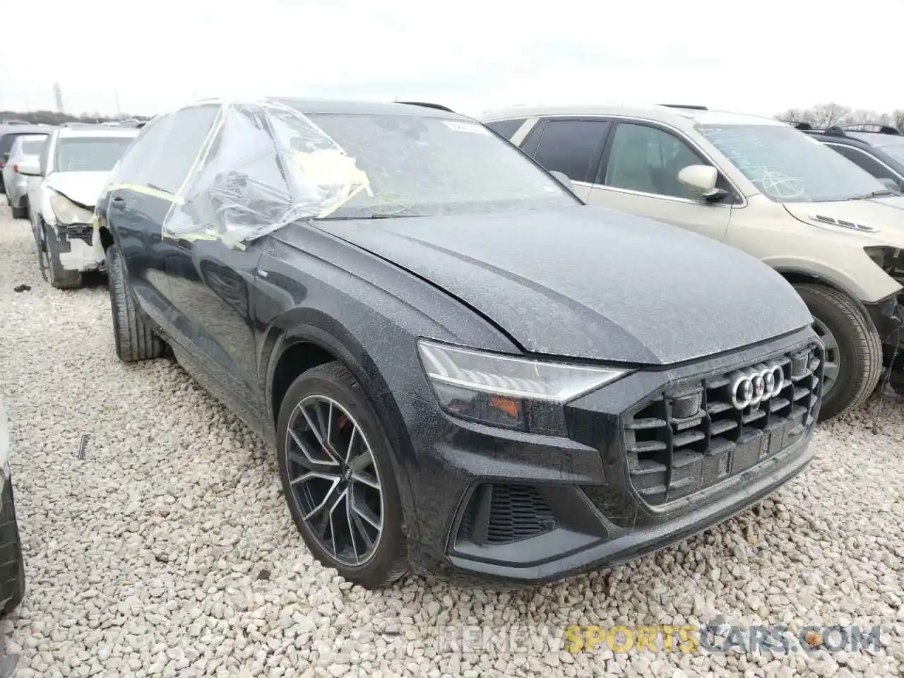 1 Photograph of a damaged car WA1FVAF12KD043987 AUDI Q8 2019