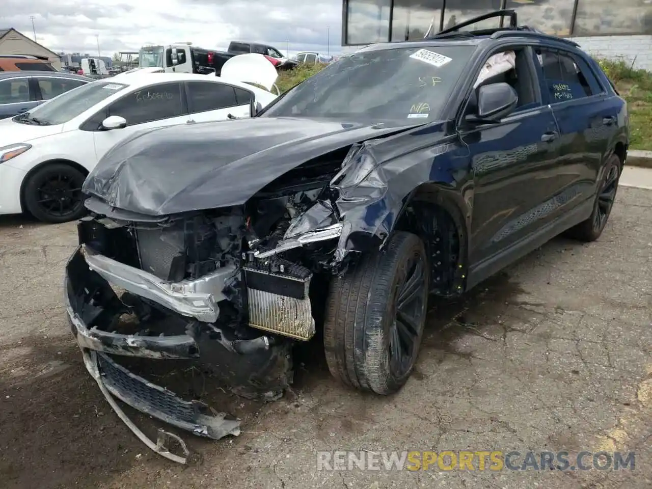 2 Photograph of a damaged car WA1FVAF13KD018497 AUDI Q8 2019