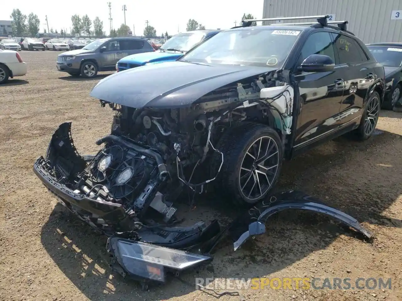 2 Photograph of a damaged car WA1FVAF14KD006522 AUDI Q8 2019