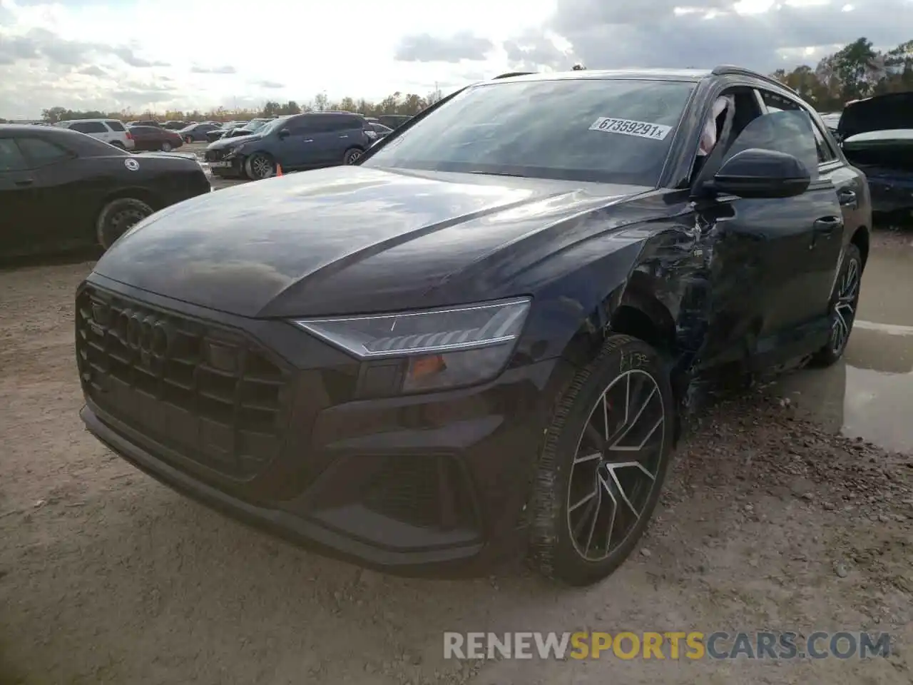 2 Фотография поврежденного автомобиля WA1FVAF14KD007881 AUDI Q8 2019