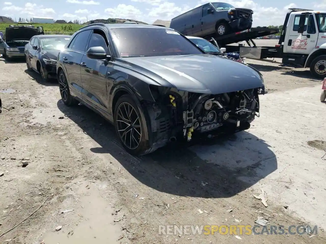 1 Photograph of a damaged car WA1FVAF14KD037463 AUDI Q8 2019