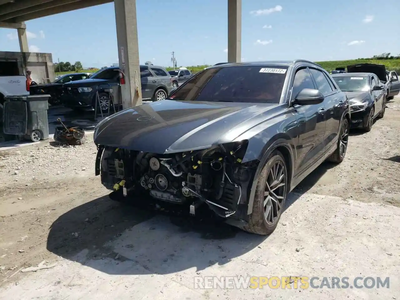 2 Photograph of a damaged car WA1FVAF14KD037463 AUDI Q8 2019