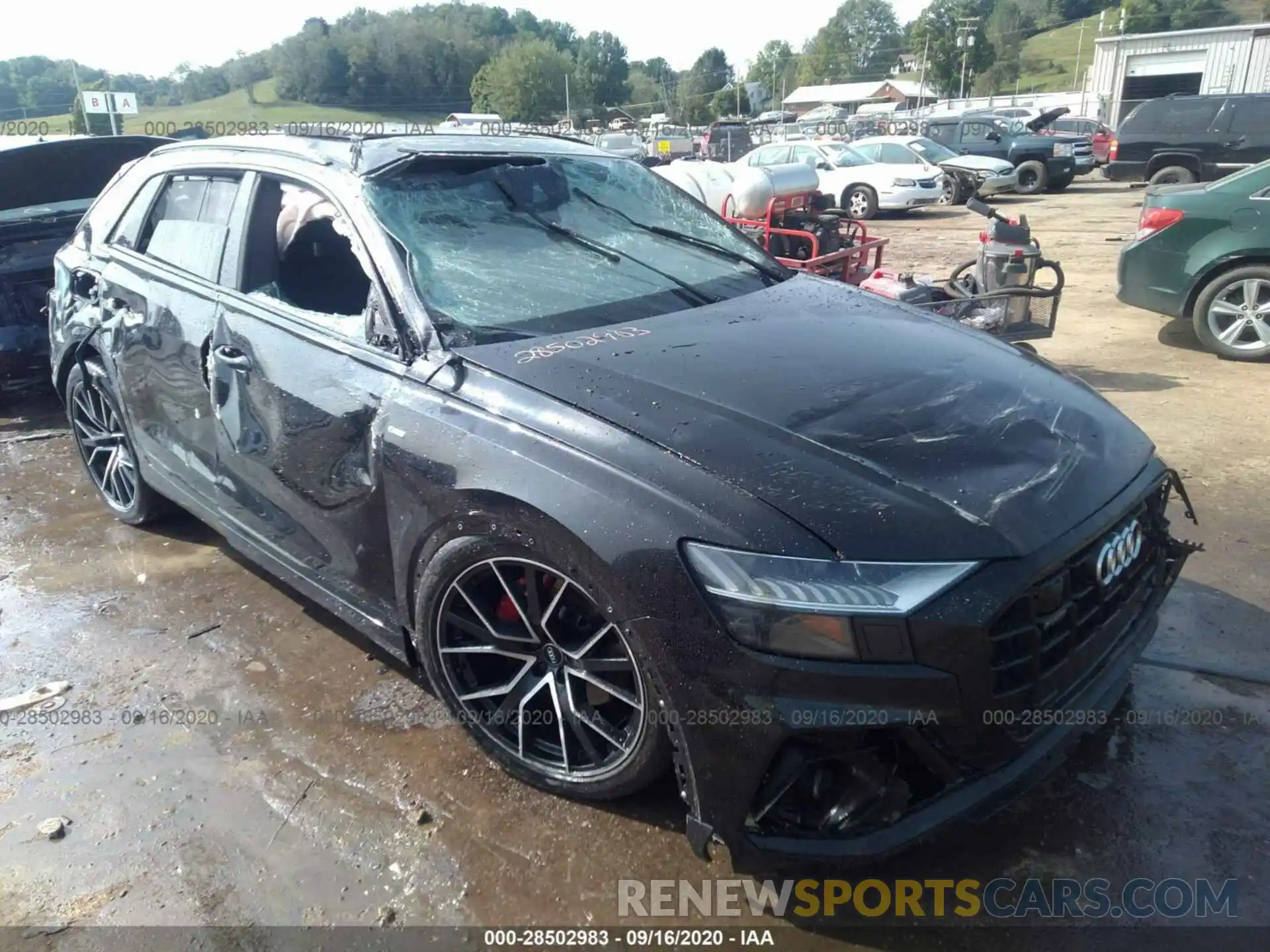 1 Photograph of a damaged car WA1FVAF15KD004908 AUDI Q8 2019