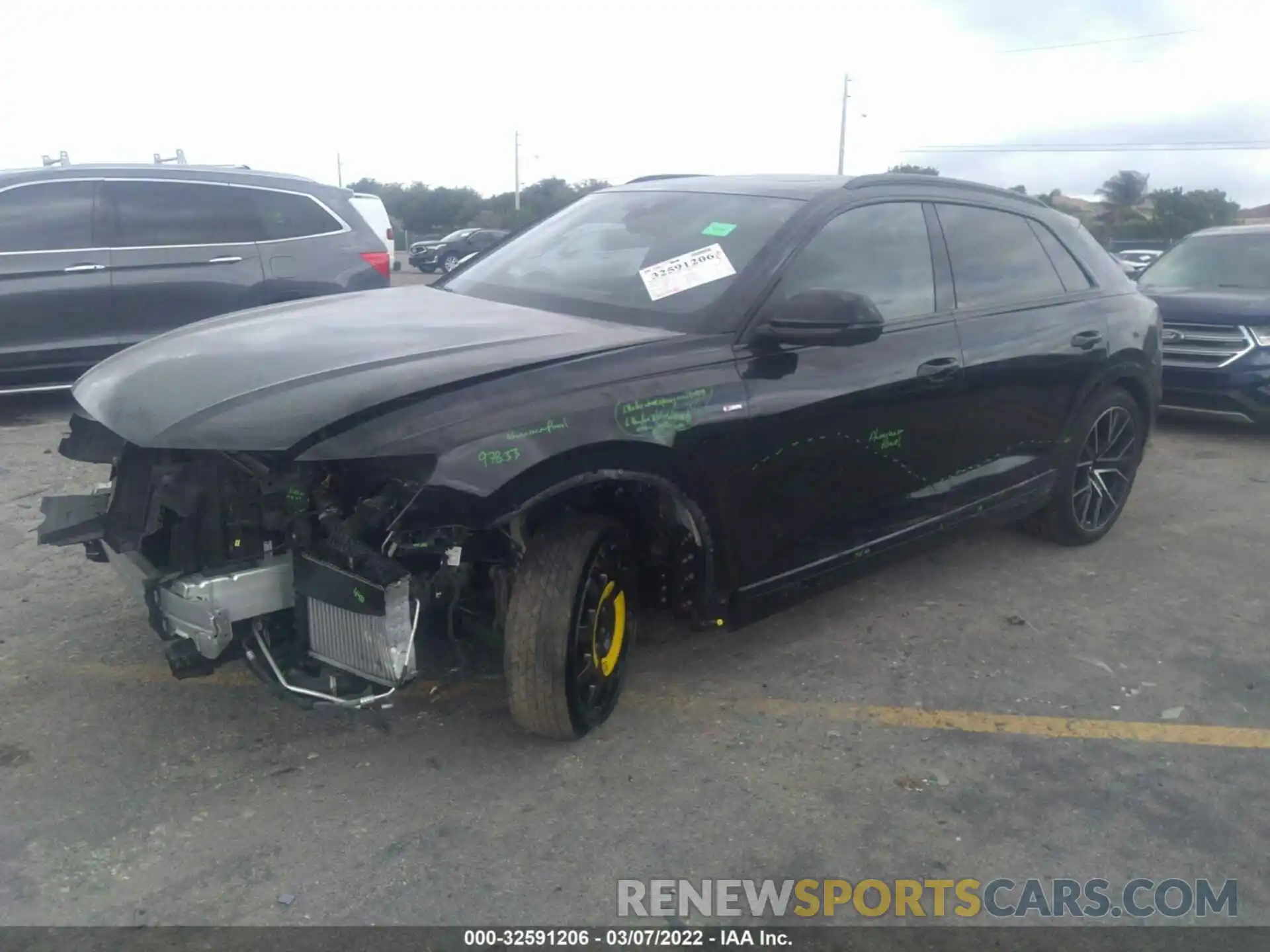 2 Photograph of a damaged car WA1FVAF16KD007879 AUDI Q8 2019