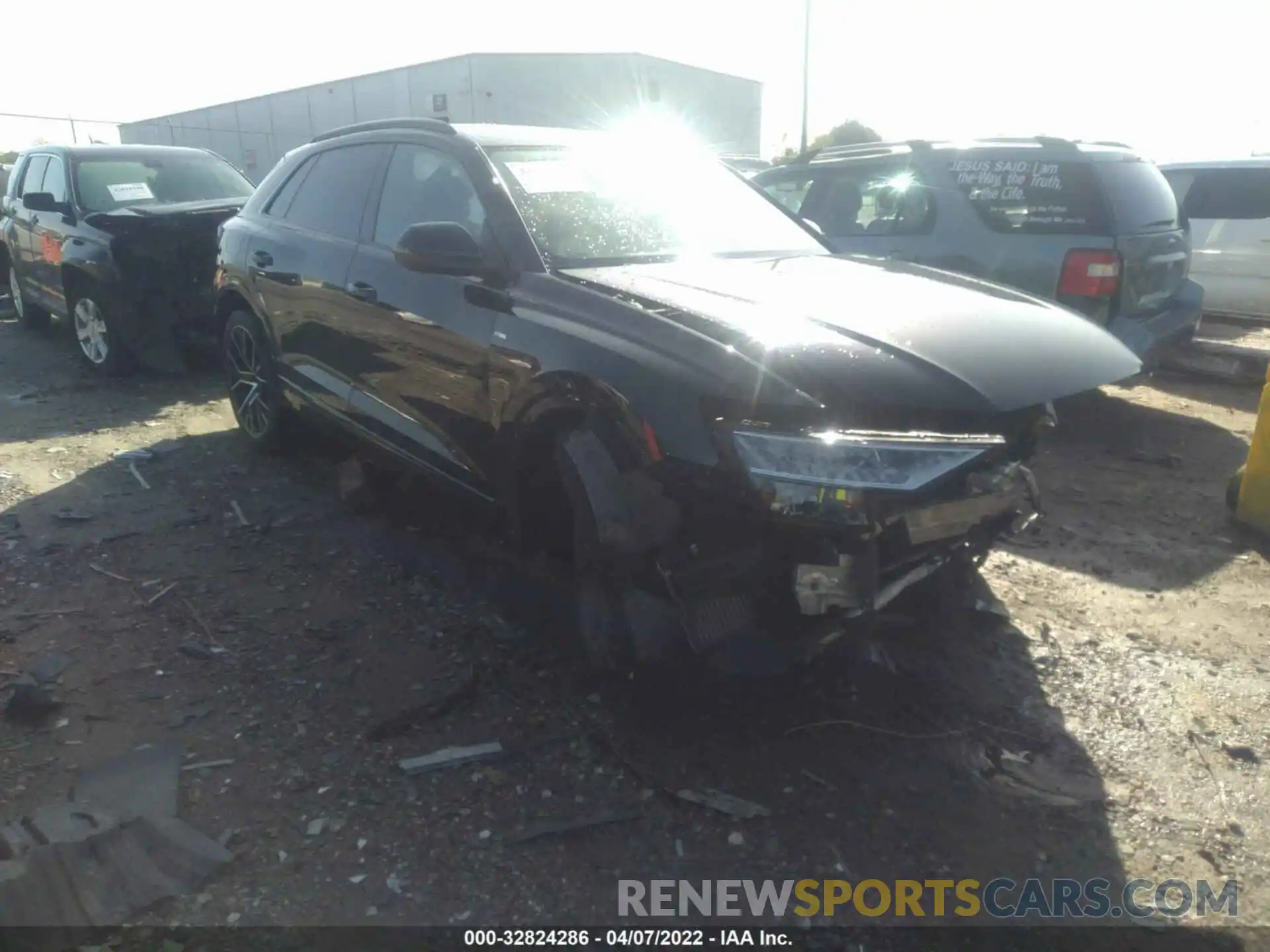 1 Photograph of a damaged car WA1FVAF16KD010166 AUDI Q8 2019