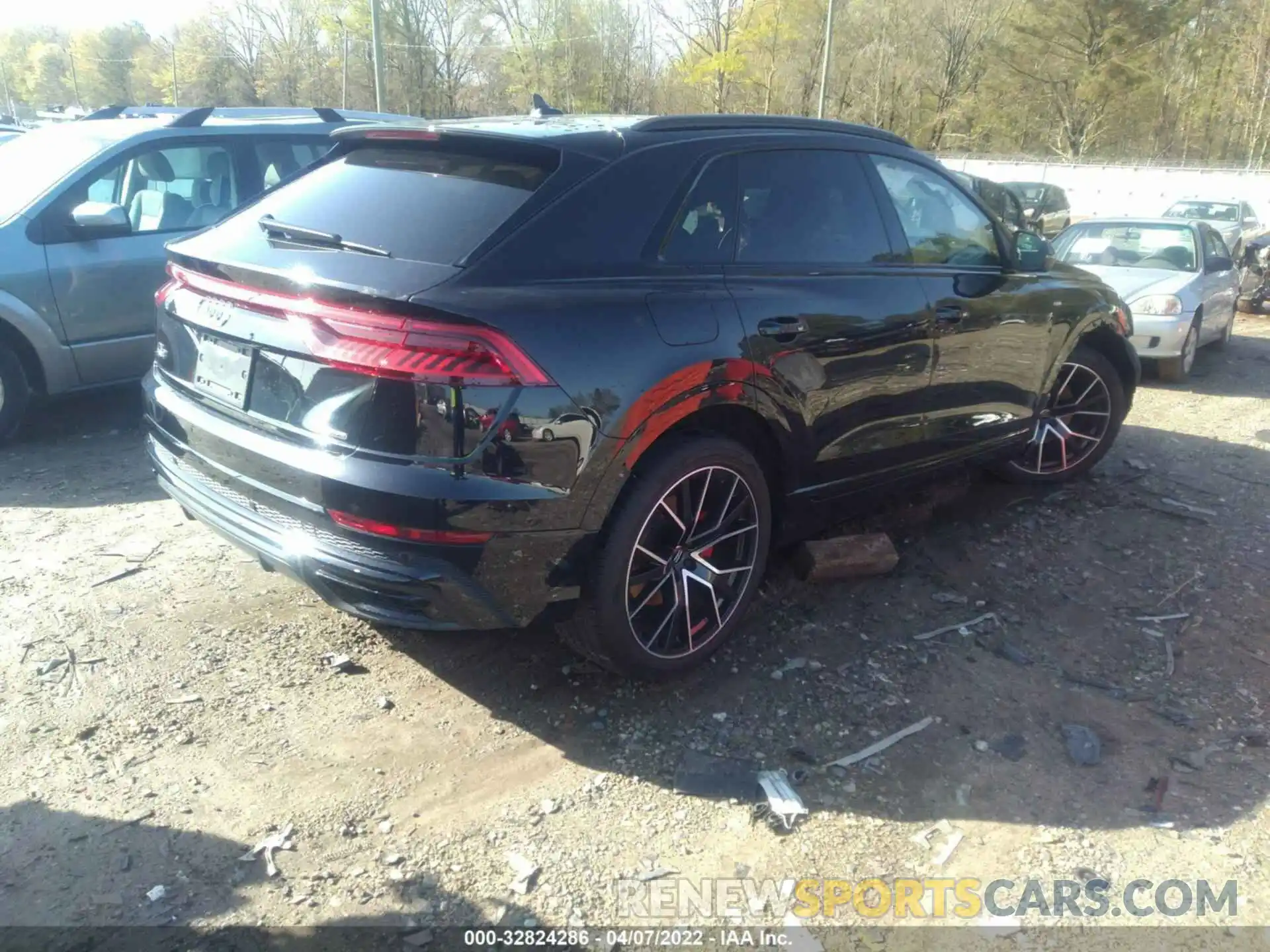 4 Фотография поврежденного автомобиля WA1FVAF16KD010166 AUDI Q8 2019