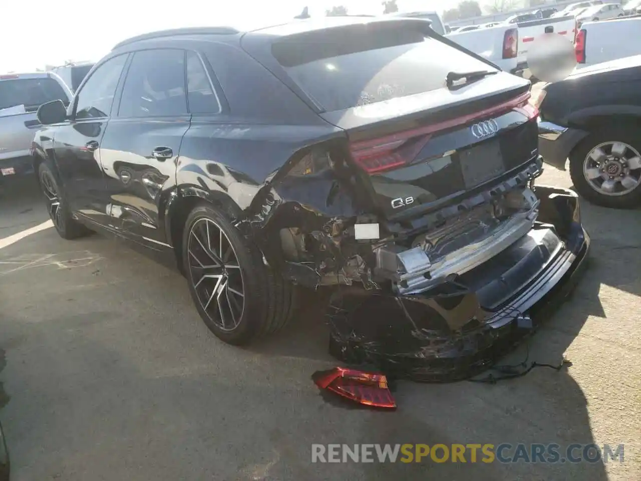 3 Photograph of a damaged car WA1FVAF16KD012192 AUDI Q8 2019