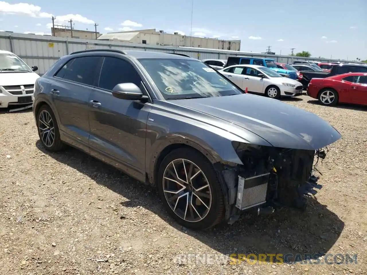 1 Photograph of a damaged car WA1FVAF16KD014878 AUDI Q8 2019