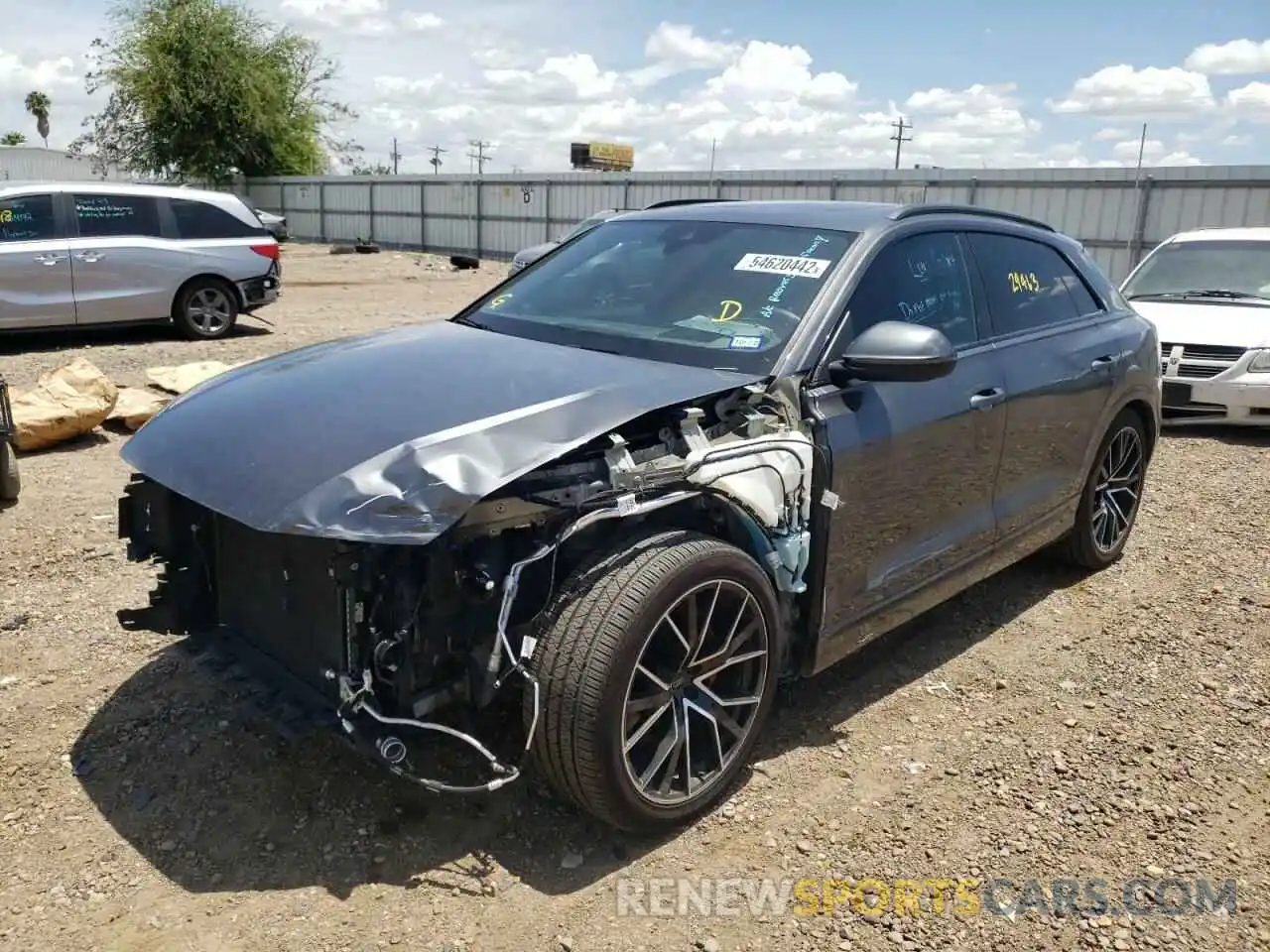 2 Photograph of a damaged car WA1FVAF16KD014878 AUDI Q8 2019