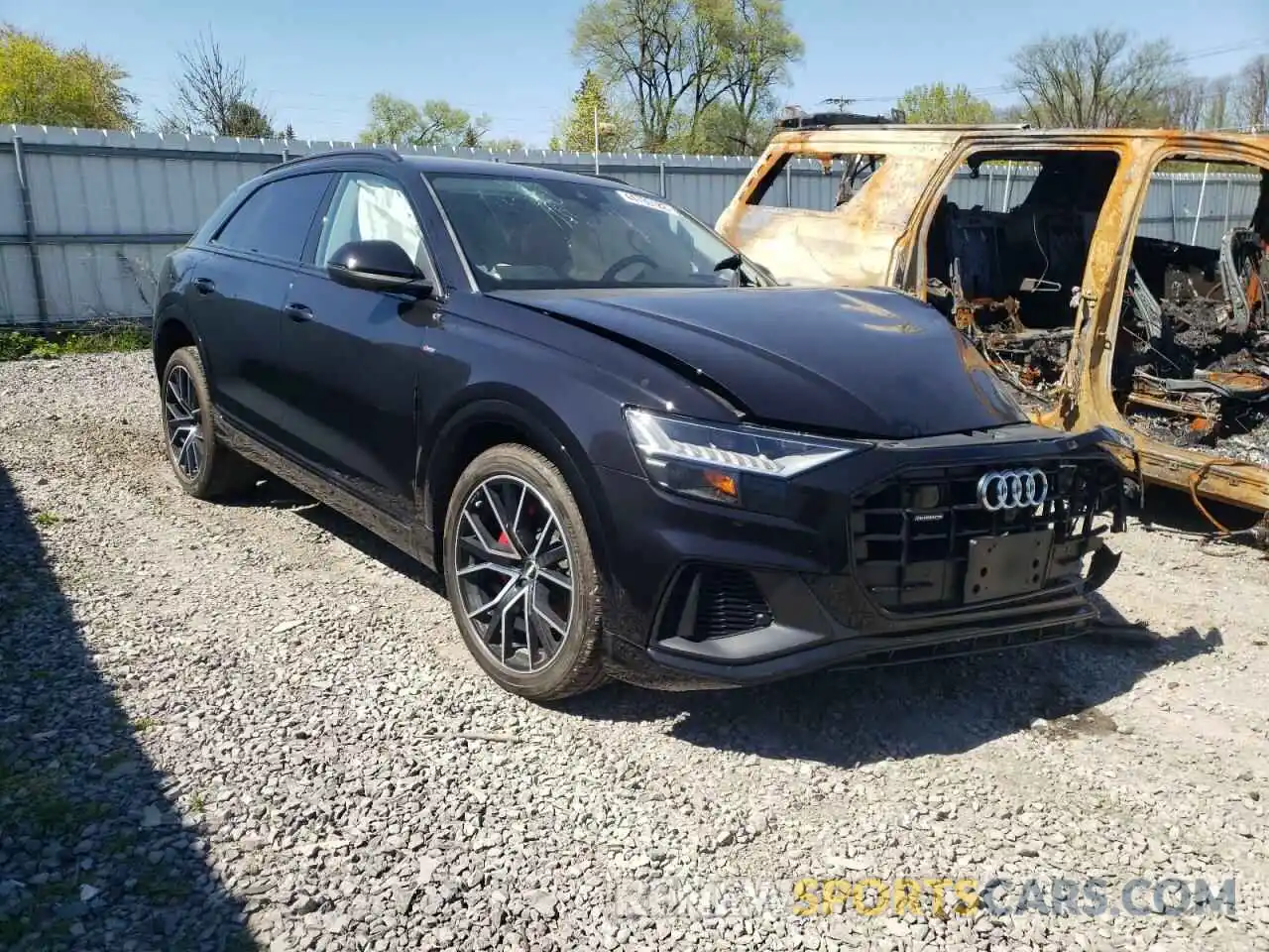 1 Photograph of a damaged car WA1FVAF16KD030952 AUDI Q8 2019