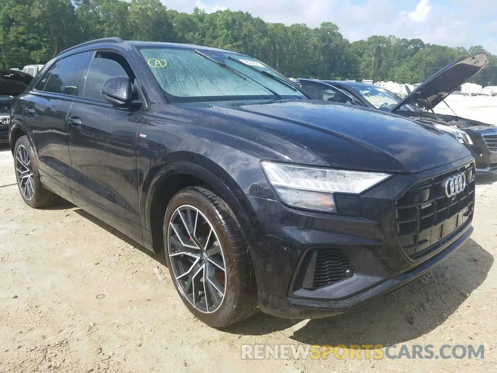 1 Photograph of a damaged car WA1FVAF16KD032443 AUDI Q8 2019