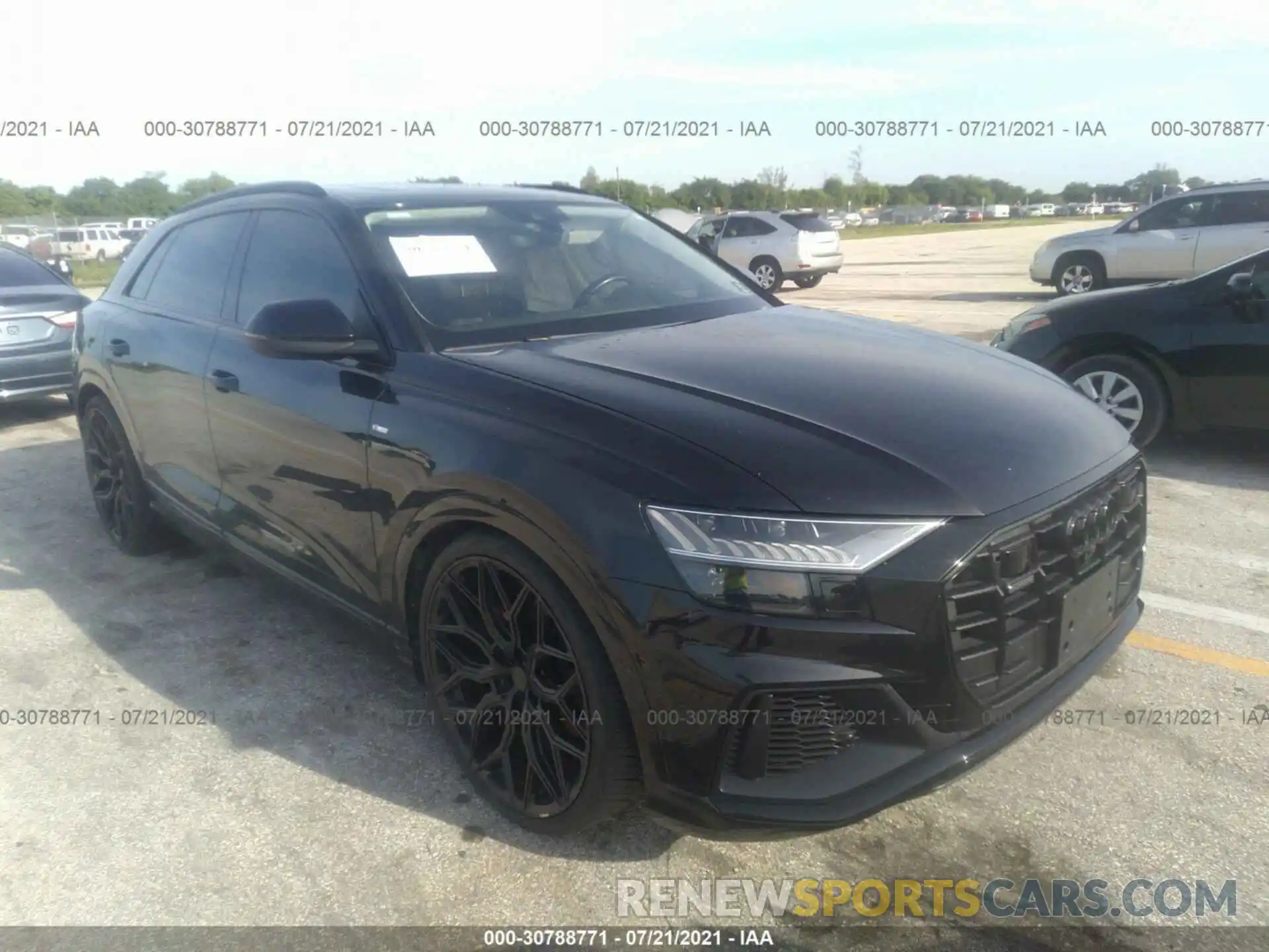 1 Photograph of a damaged car WA1FVAF16KD038646 AUDI Q8 2019