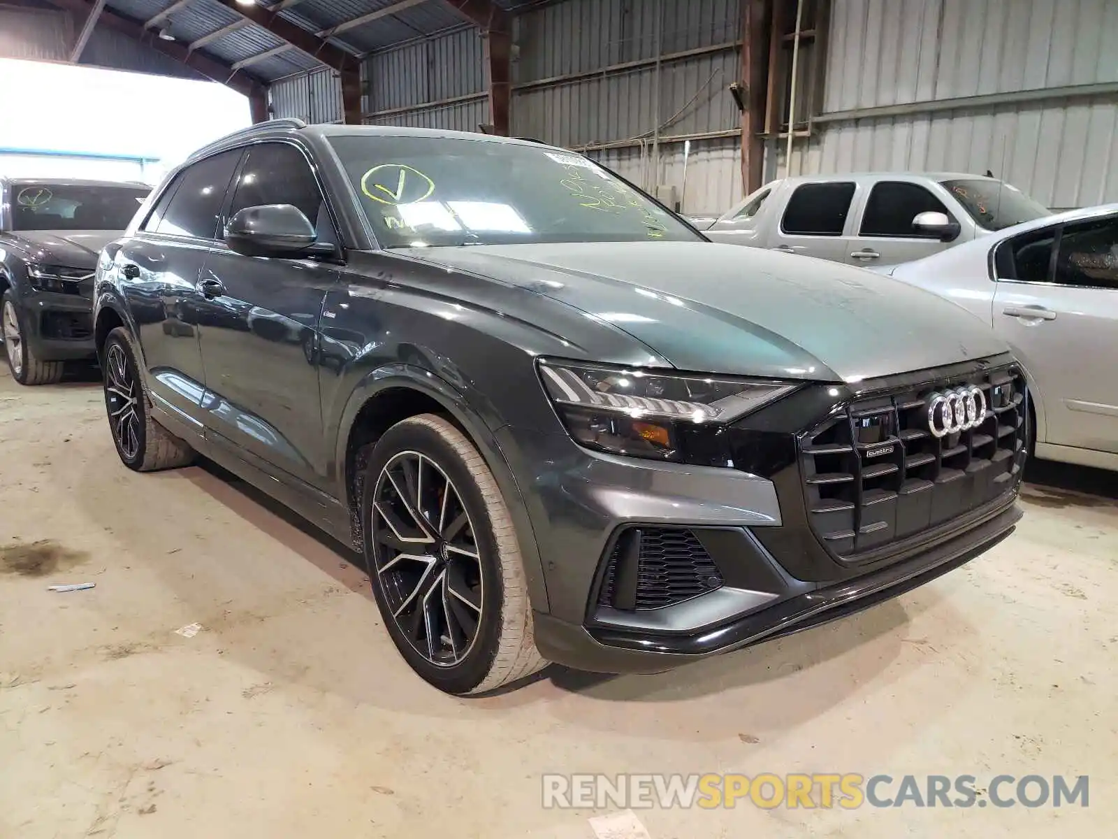 1 Photograph of a damaged car WA1FVAF16KD044396 AUDI Q8 2019