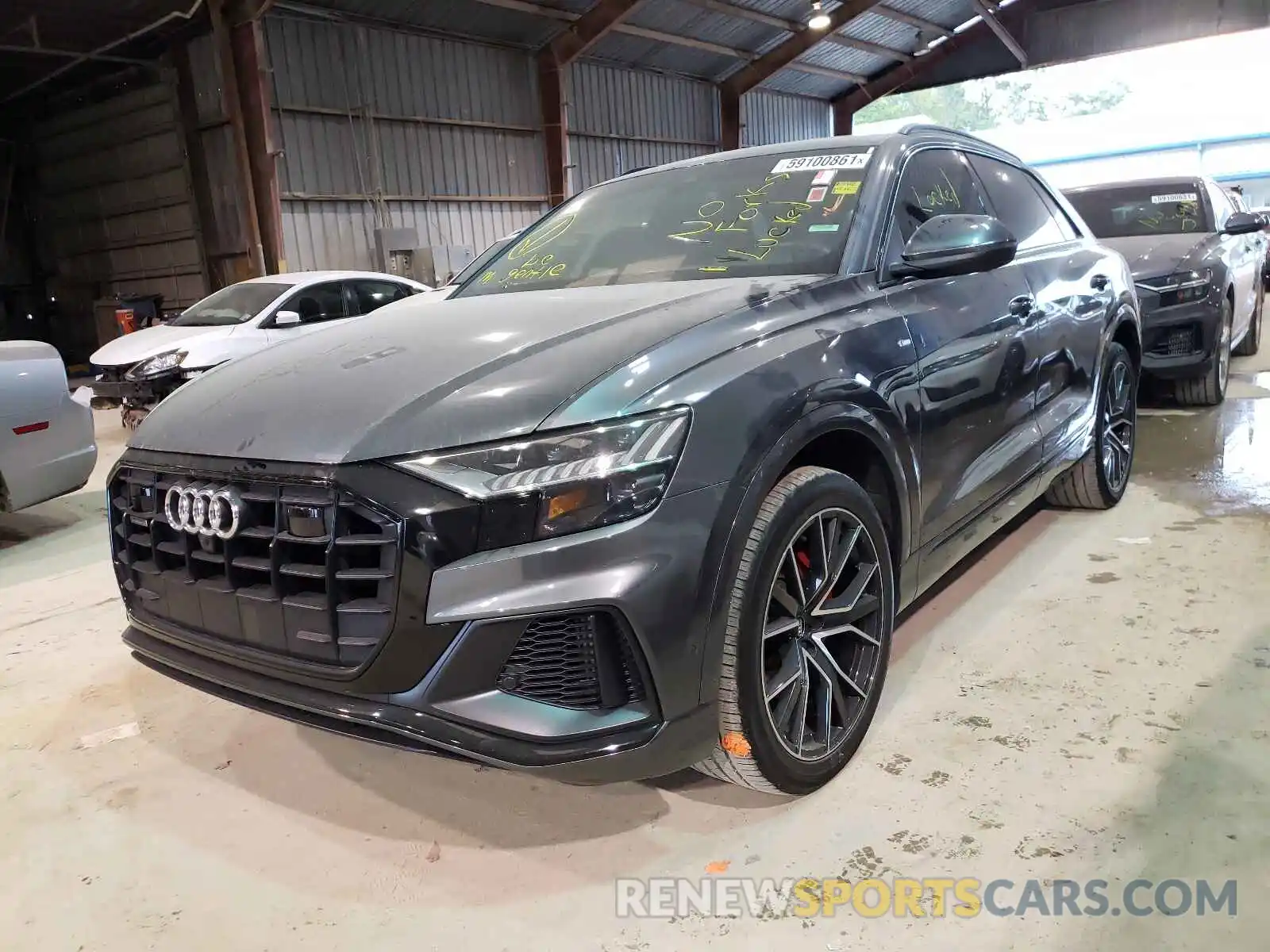 2 Photograph of a damaged car WA1FVAF16KD044396 AUDI Q8 2019