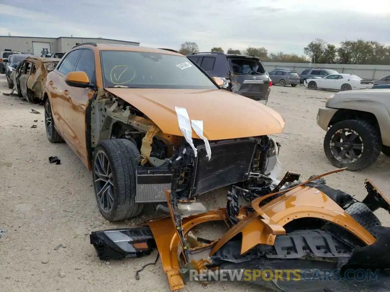 1 Photograph of a damaged car WA1FVAF16KD044768 AUDI Q8 2019