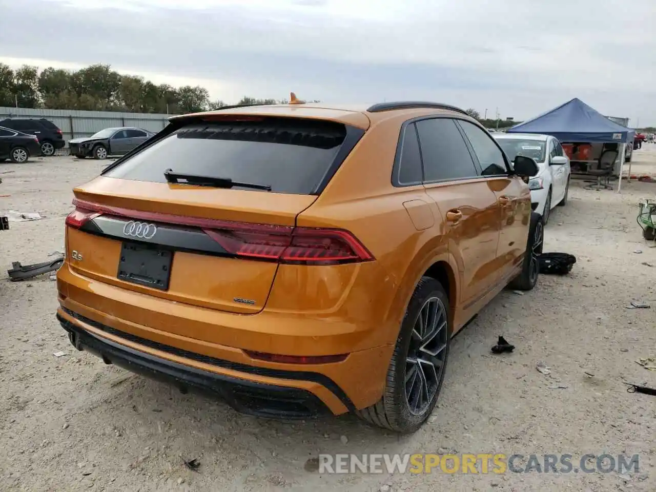 4 Фотография поврежденного автомобиля WA1FVAF16KD044768 AUDI Q8 2019