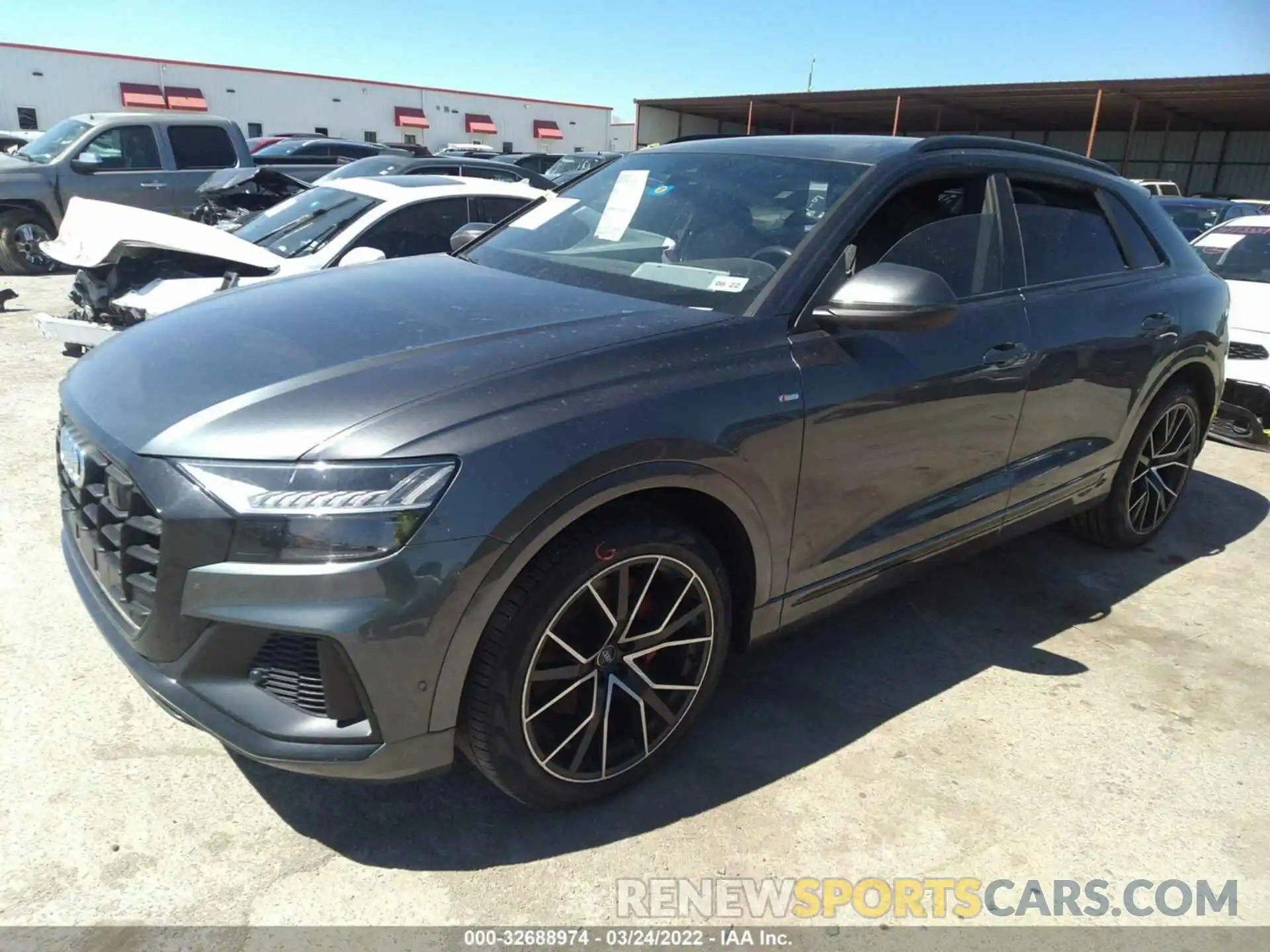 2 Photograph of a damaged car WA1FVAF17KD033150 AUDI Q8 2019