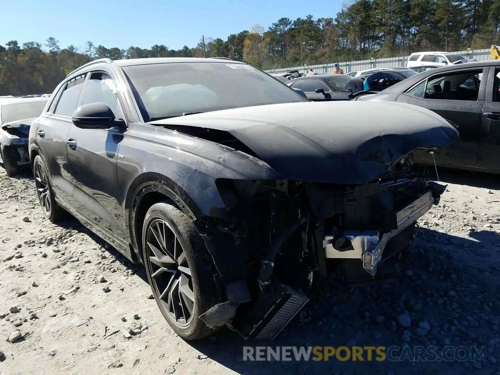 1 Photograph of a damaged car WA1FVAF18KD005423 AUDI Q8 2019