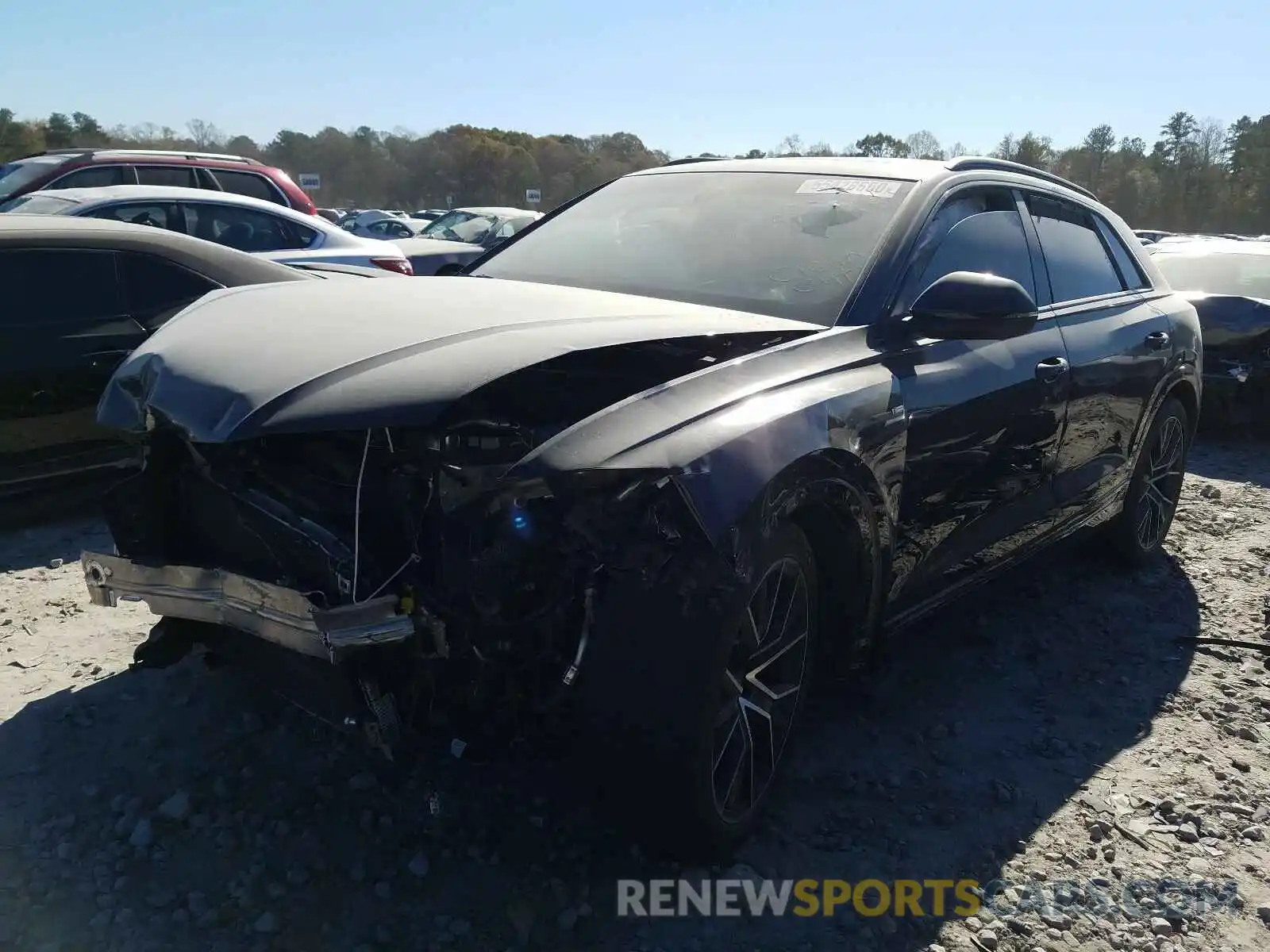 2 Photograph of a damaged car WA1FVAF18KD005423 AUDI Q8 2019