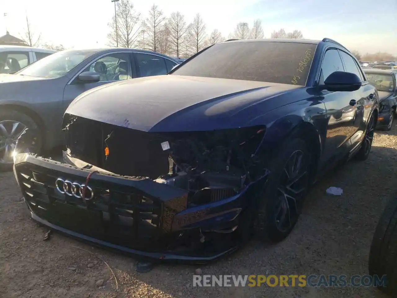 2 Photograph of a damaged car WA1FVAF1XKD037046 AUDI Q8 2019