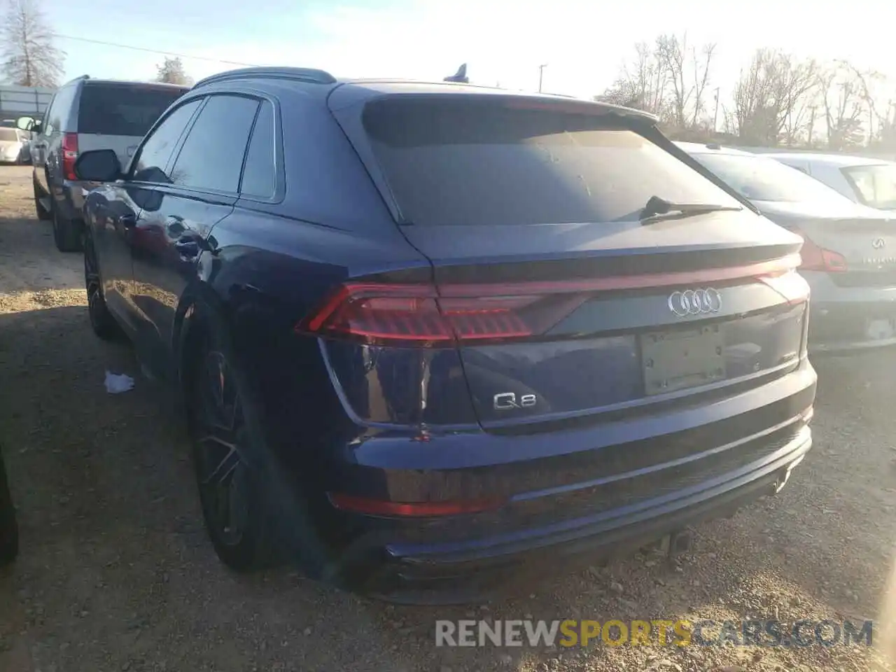 3 Фотография поврежденного автомобиля WA1FVAF1XKD037046 AUDI Q8 2019