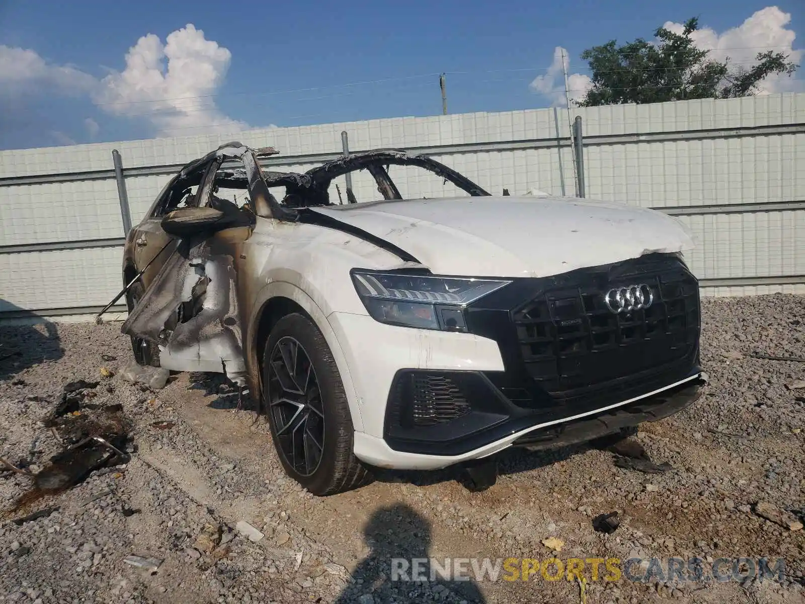 1 Photograph of a damaged car WA1FVAF1XKD044028 AUDI Q8 2019