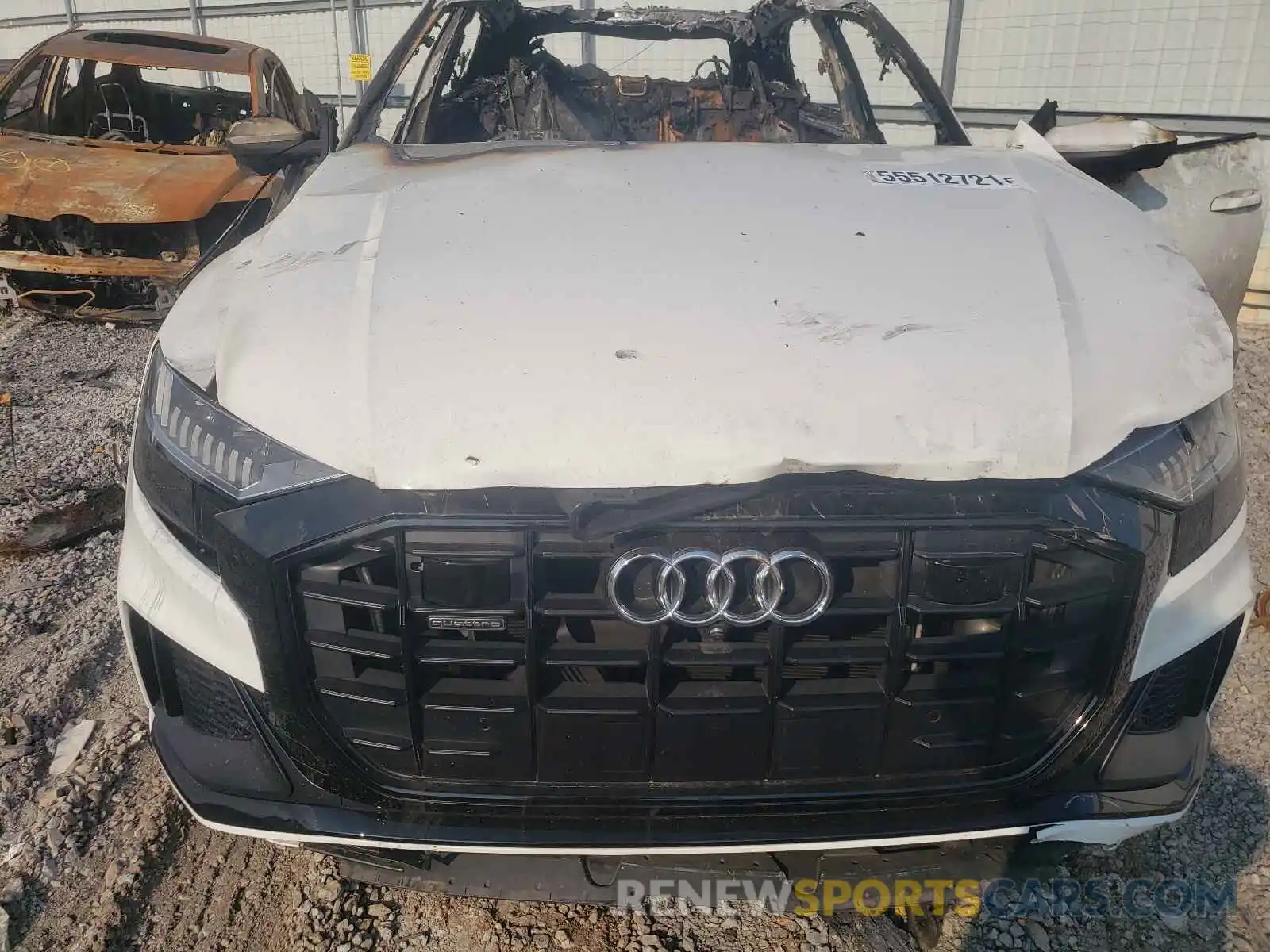 7 Фотография поврежденного автомобиля WA1FVAF1XKD044028 AUDI Q8 2019