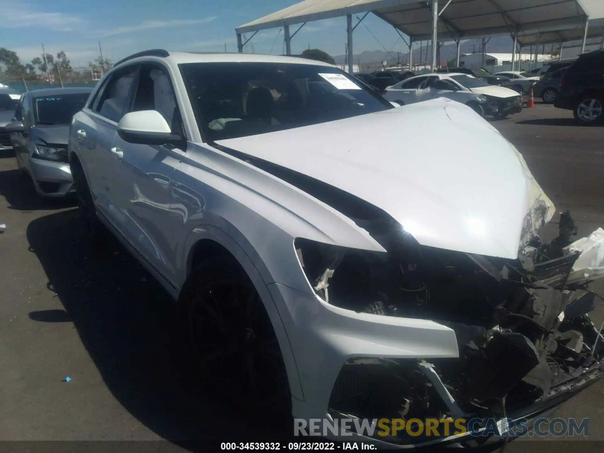 1 Photograph of a damaged car WA1FVBF12KD035118 AUDI Q8 2019