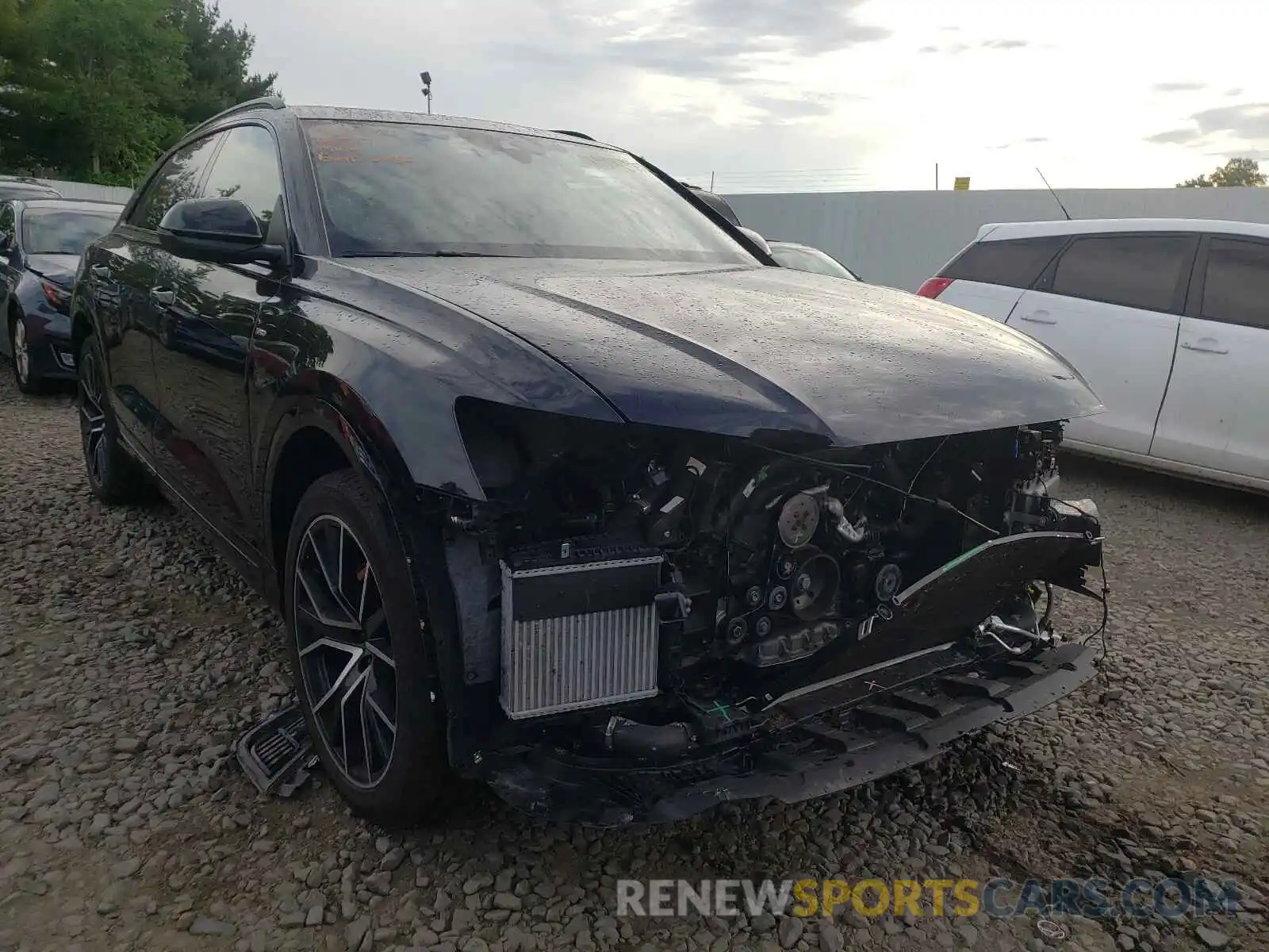 1 Photograph of a damaged car WA1FVBF1XKD045640 AUDI Q8 2019